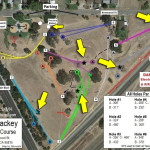 John Mackey Park DGC Map (New basket positions)