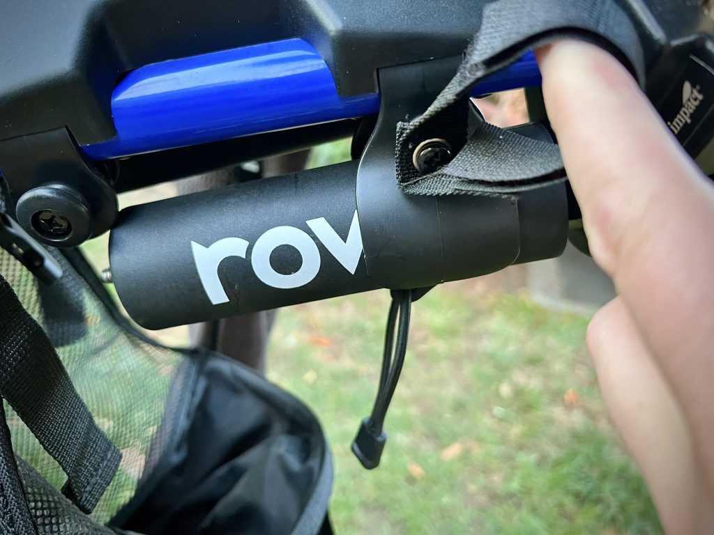 Rovic RV1D disc golf cart review 44