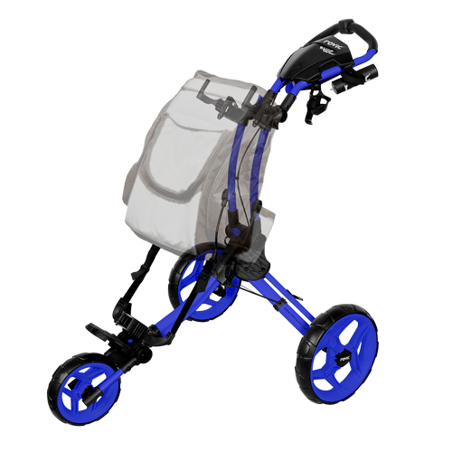 Rovic RV1D disc golf cart review 39